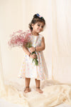 Organic Cotton Polka Dot Dress & Rose Clip, Bow Gift Set