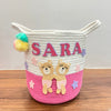 Jute Cotton Storage Basket | Bear Hugs