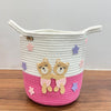 Jute Cotton Storage Basket | Bear Hugs