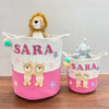 Jute Cotton Storage Basket | Bear Hugs
