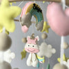 Cot Mobile | Rainbow Unicorn Delight