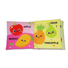 Baby My First Cloth Book Fruit and Vegetables with Squeaker and Crinkle Paper