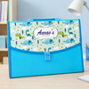 Blue Folder - Cute Dinos