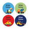 Round waterproof name labels - Build & Play