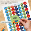 Round waterproof name labels - Build & Play