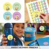 Round waterproof name labels - Busy Bees