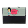 Personalised Expanding Folder | Camera Girl