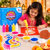 ilearnngrow Diwali DIY Rangoli Kit - Peacock