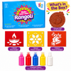 ilearnngrow Diwali DIY Rangoli Kit - Set Of Three Stencil