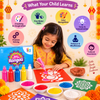 ilearnngrow Diwali DIY Rangoli Kit - Ganesh Ji