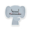 Fancy Shape Sticker - Chubby Elephant