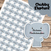 Fancy Shape Sticker - Chubby Elephant