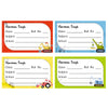 Personalised School Book Labels | Construction Vehicle