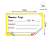 Personalised School Book Labels | Construction Vehicle