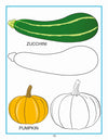 Creative Colouring Book - Vegetables