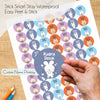 Round waterproof name labels - Cuddle Buddies