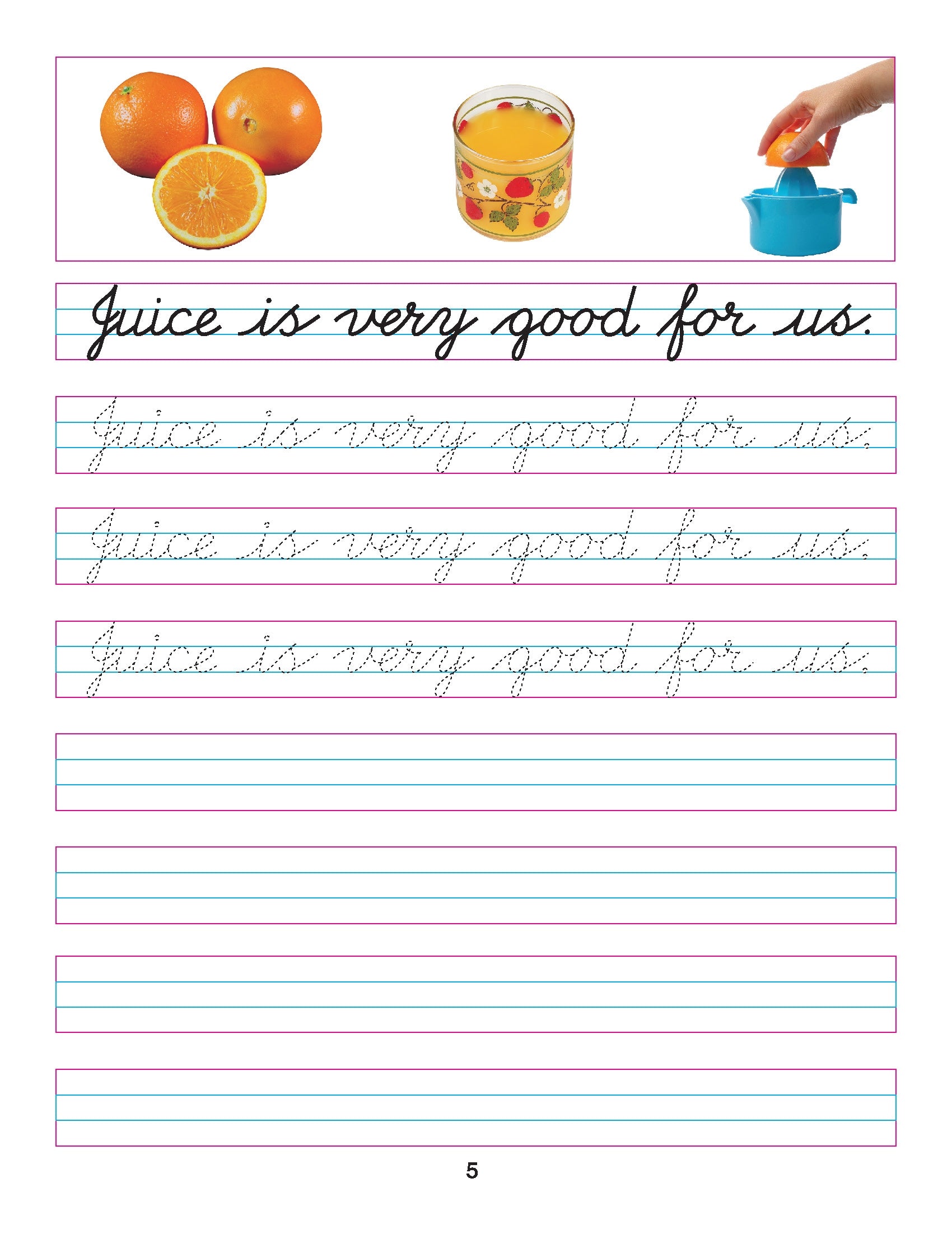 Cursive Say Cursive Writing Book (Sentences) Part 4 – mumma.com