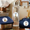 Round waterproof name labels - Cute Critters