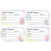 Personalised School Book Labels | Cute Mermaid