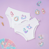SuperSoft Girl Briefs with Stickers