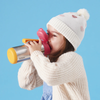 Insulated Sport Spout Drink Water Bottle | Strawberry Pink Orange