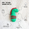 Dino Soft Toy & Diwali Bodysuit Gift Set