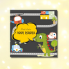 Personalised Gift Tags | Dinosaur
