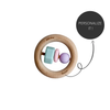 Wood + Silicone Bead O Shape Teether Toy