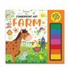 Fingerprint Art Activity Book - Farm with Thumbprint Gadget