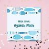 Personalised Gift Tags | Fish Blue