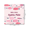 Personalised Gift Tags | Fish Pink
