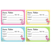 Personalised School Book Labels | Flamingo