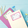 Personalised School Book Labels | Flamingo