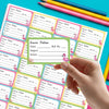 Personalised School Book Labels | Flamingo