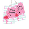 Personalised Bag Tag | Flamingo Fun