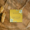 Personalised Golden Gift Tag | Floral
