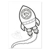 Outer Space Sticker Colouring Books (5 pack)