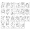 Unicorns, Mermaids and more! Sticker Colouring Books (5 pack)