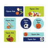 Mixed Waterproof Labels for Kids - Game On