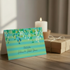 Personalised Gift Notecards | Green Stripes