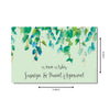 Personalised Gift Tags | Green Watercolour Leaves