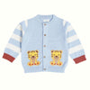 Soulful Tiger Patch Sweater - Baby Blue