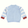 Soulful Tiger Patch Sweater - Baby Blue