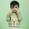 Cheerful Dog Sweater - Pistachio Green