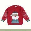 Santa Jacquard Sweater - Cherry Red
