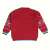 Santa Jacquard Sweater - Cherry Red