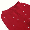 Cherry Red Snow Fall Jacquard Lower - Cherry Red