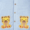 Soulful Tiger Patch Sweater with Lower - Baby Blue - Set of 2