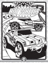 Hot Wheels Bumper Colouring & Puzzle Book