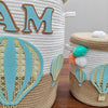 Jute Cotton Storage Basket with Lid | Toffee Drift